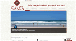 Desktop Screenshot of imobiliariamarca.com