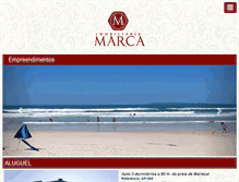 Tablet Screenshot of imobiliariamarca.com
